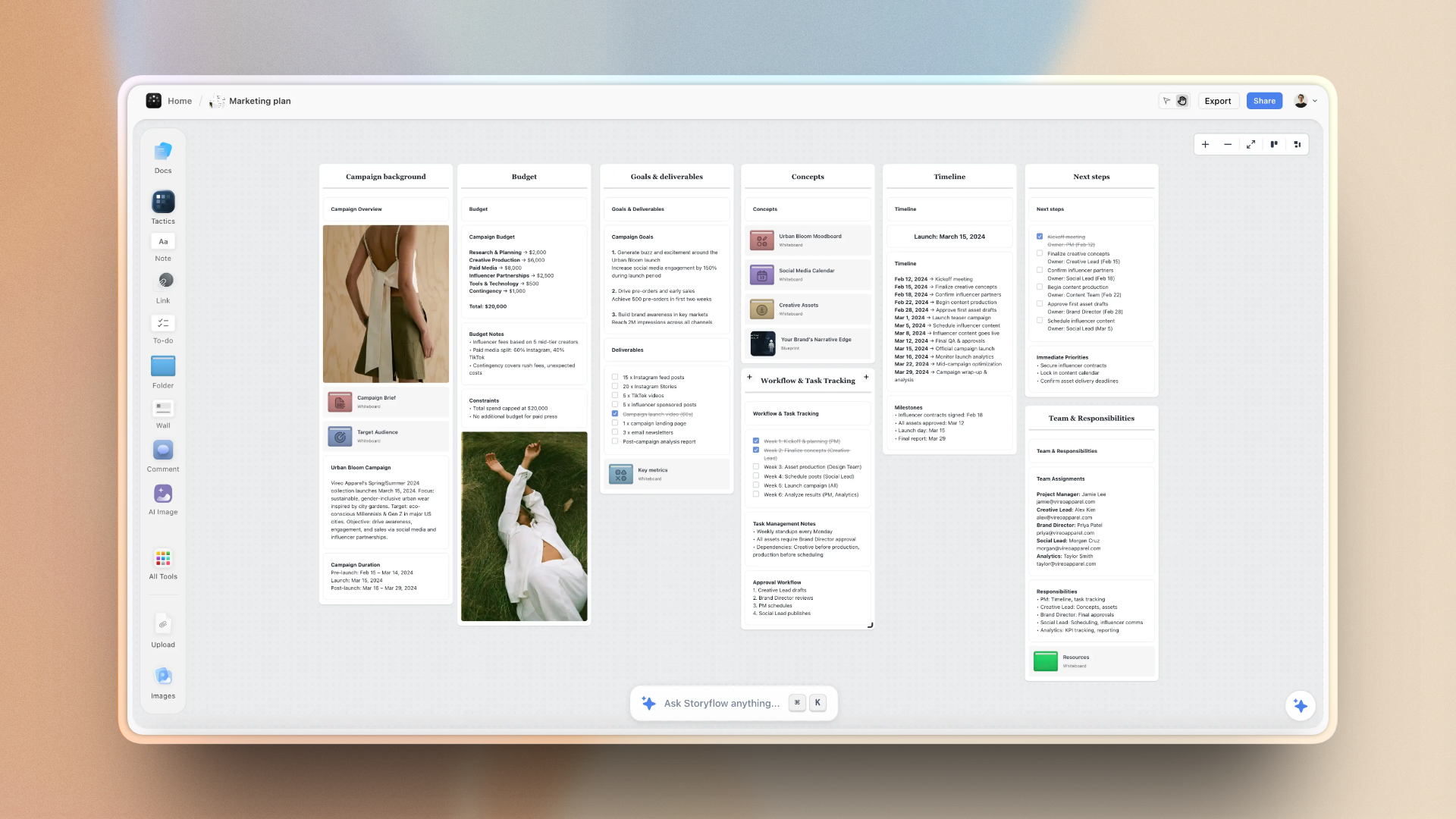How marketers use Storyflow for team brainstorming